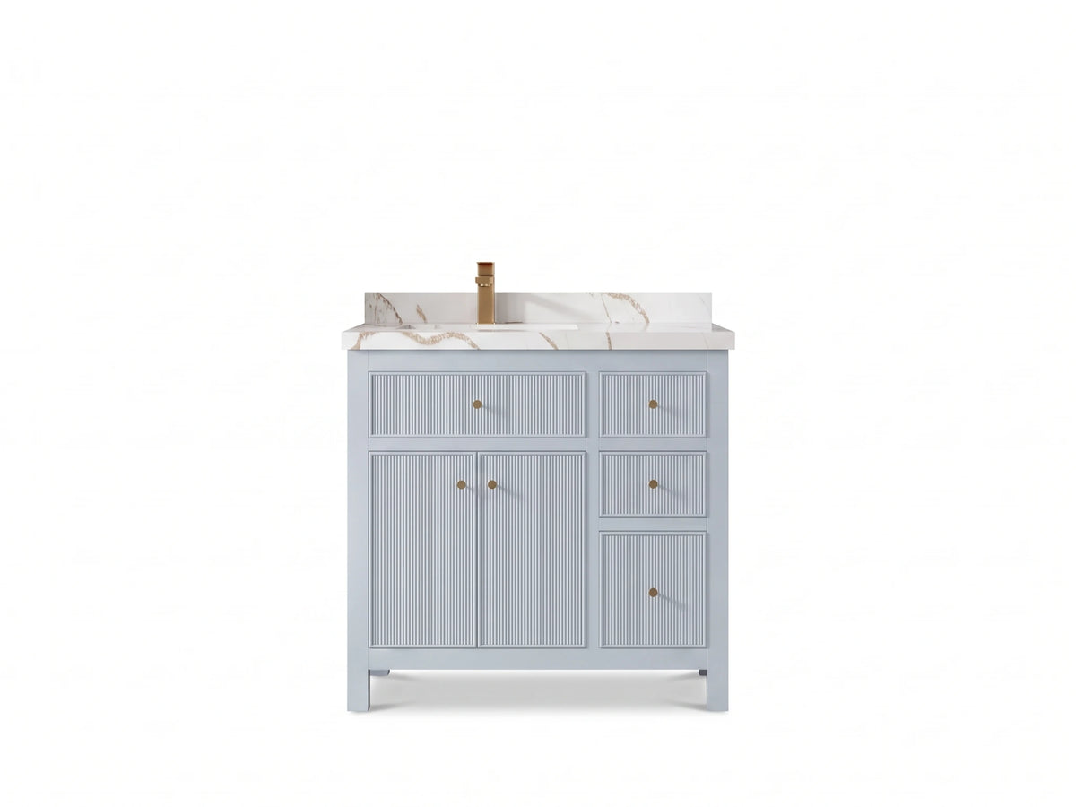 Sonoma 36 in. W x 22 in. D Left Offset Sink Bathroom Vanity