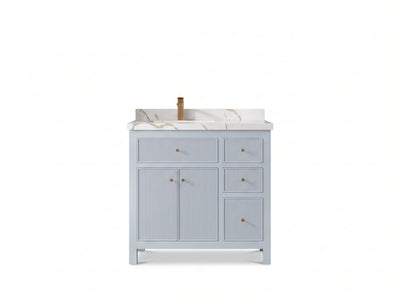 Sonoma 36 in. W x 22 in. D Left Offset Sink Bathroom Vanity