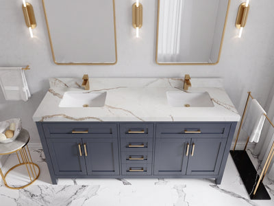 Cambridge 72 in. W x 22 in. D Double Sink Bathroom Vanity