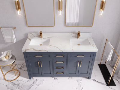 Cambridge 60 in. W x 22 in. D Double Sink Bathroom Vanity