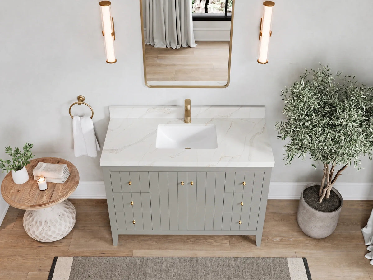 Atlanta 48 in. W x 22 in. D Single Sink Bathroom Vanity
