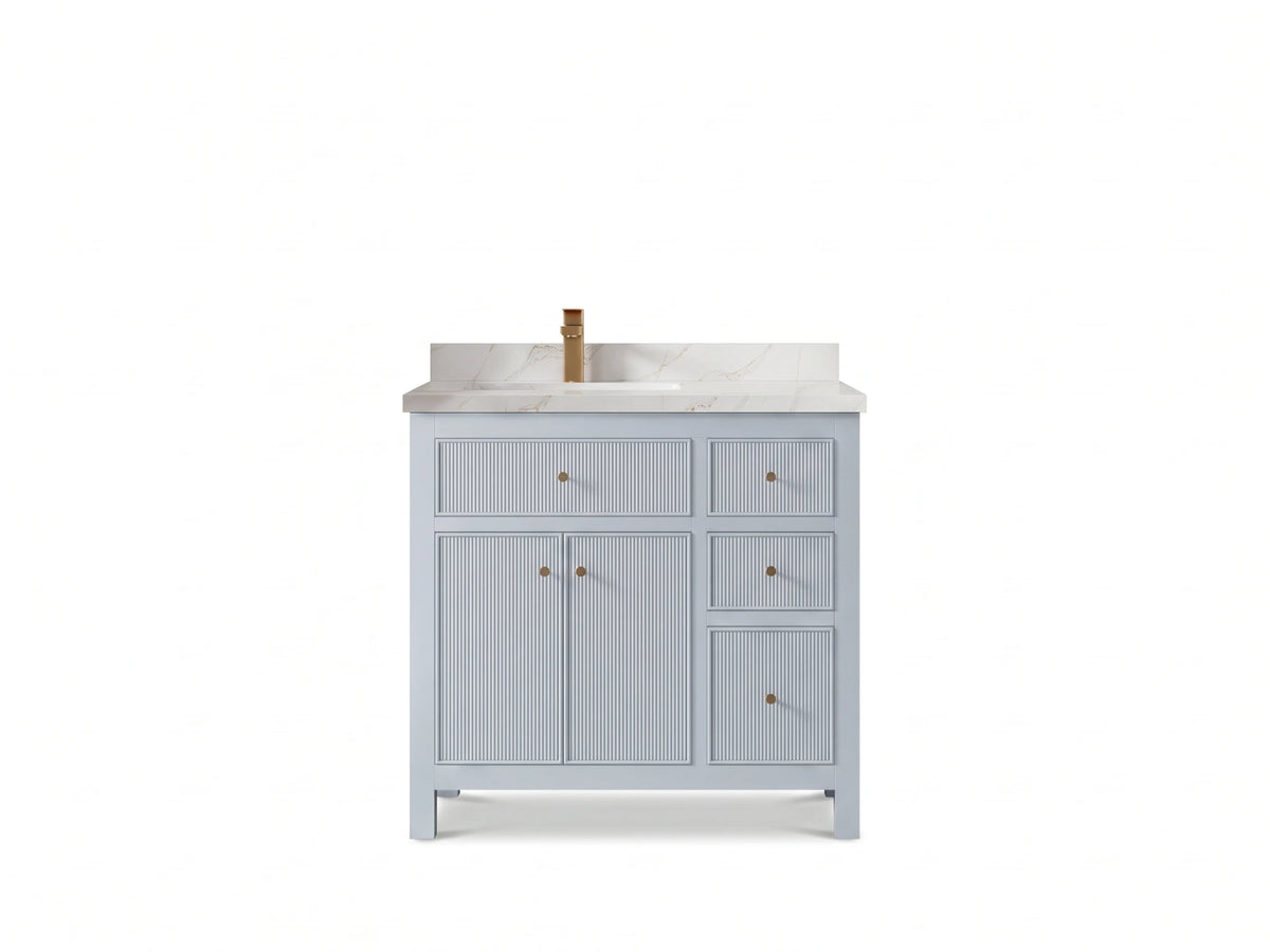 Sonoma 36 in. W x 22 in. D Left Offset Sink Bathroom Vanity