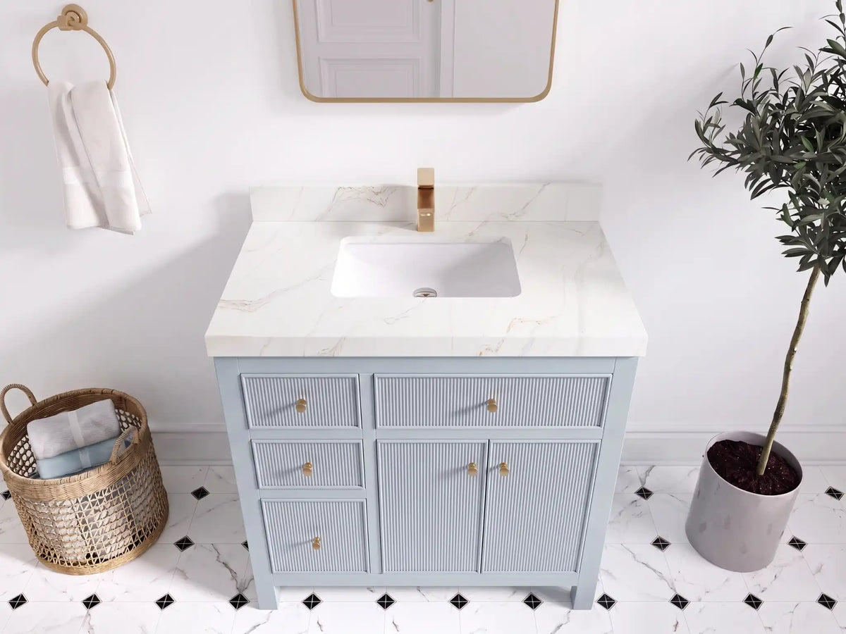 Sonoma 36 in. W x 22 in. D with Center Sink Bathroom Vanity