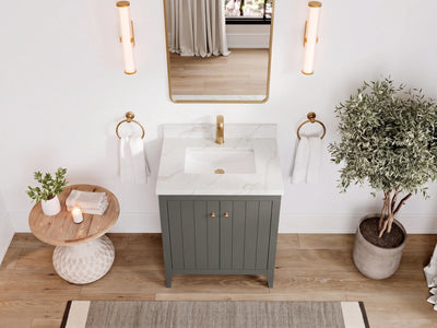 Atlanta 36 in. W x 22 in. D Center Sink Bathroom Vanity for Modern Elegant Bathrooms