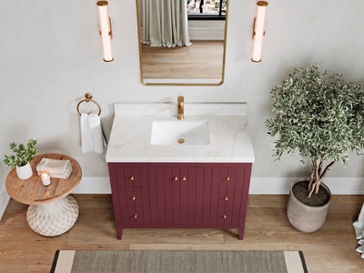 Atlanta 42 in. W x 22 in. D Single Sink Bathroom Vanity