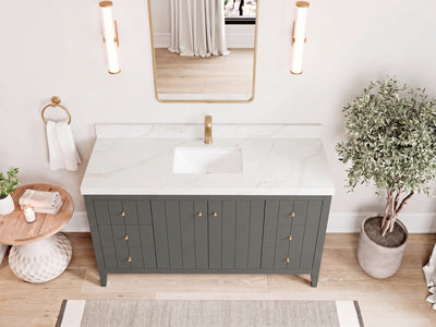 Atlanta 60 in. W x 22 in. D Single Sink Bathroom Vanity