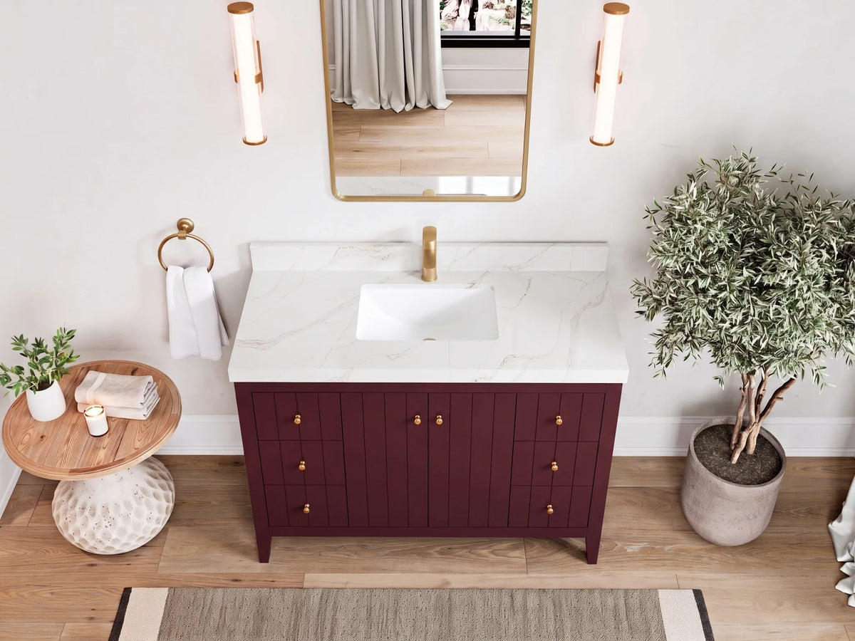 Atlanta 48 in. W x 22 in. D Single Sink Bathroom Vanity