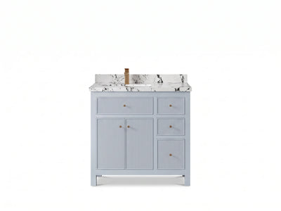 Sonoma 36 in. W x 22 in. D Left Offset Sink Bathroom Vanity