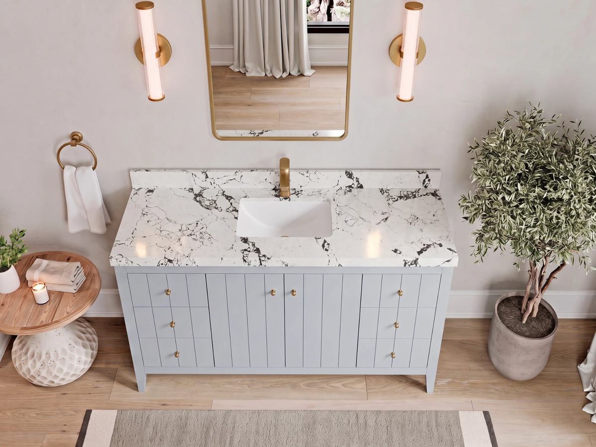 Atlanta 60 in. W x 22 in. D Single Sink Bathroom Vanity