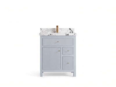 Sonoma 30 in W x 22 in D Reeded Free Standing Single Sink Bathroom Vanity