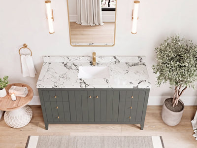 Atlanta 60 in. W x 22 in. D Single Sink Bathroom Vanity