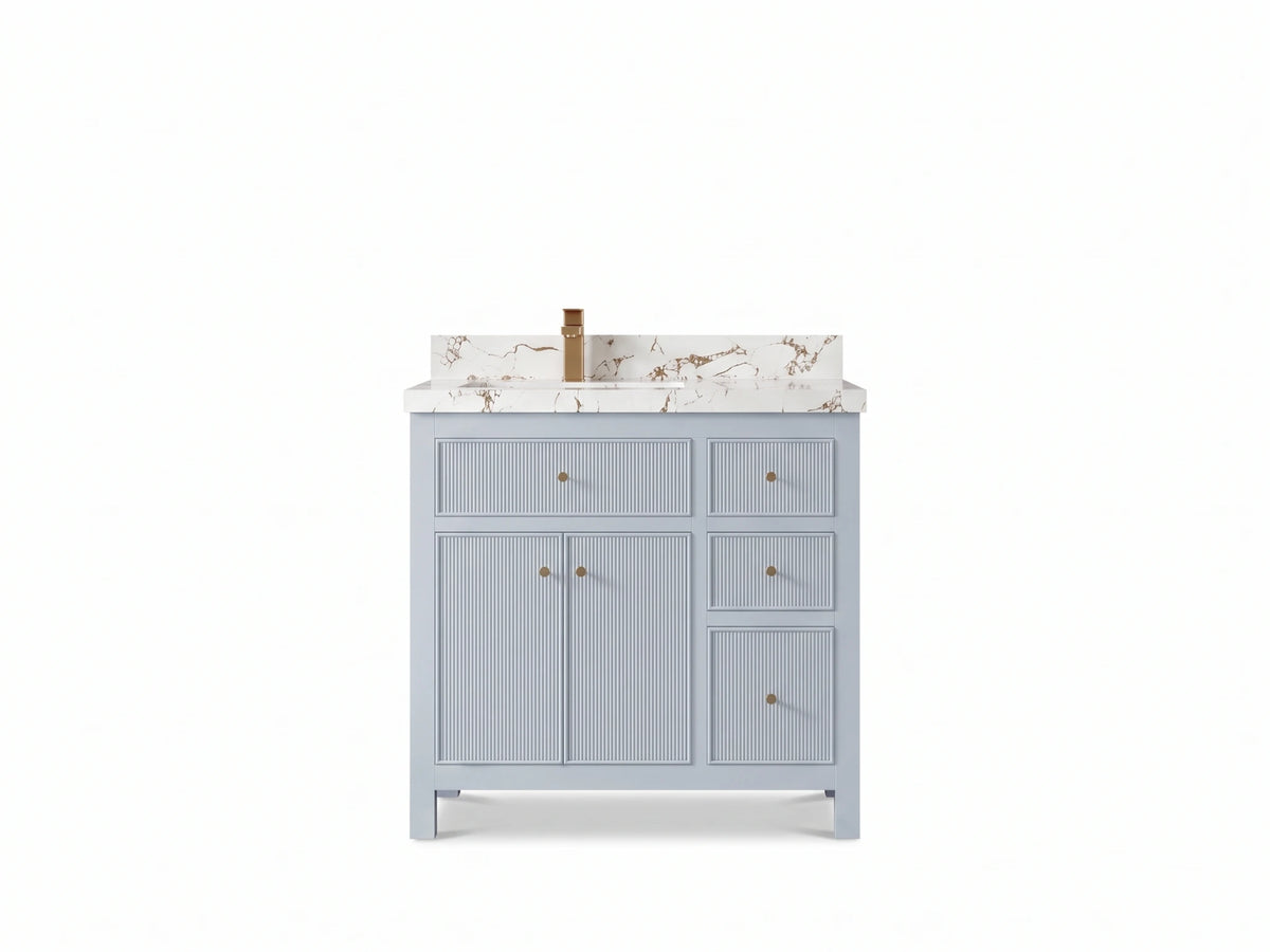 Sonoma 36 in. W x 22 in. D Left Offset Sink Bathroom Vanity