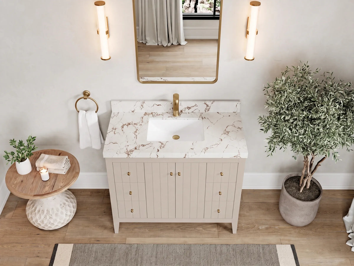 Atlanta 42 in. W x 22 in. D Single Sink Bathroom Vanity