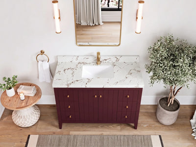 Atlanta 48 in. W x 22 in. D Single Sink Bathroom Vanity