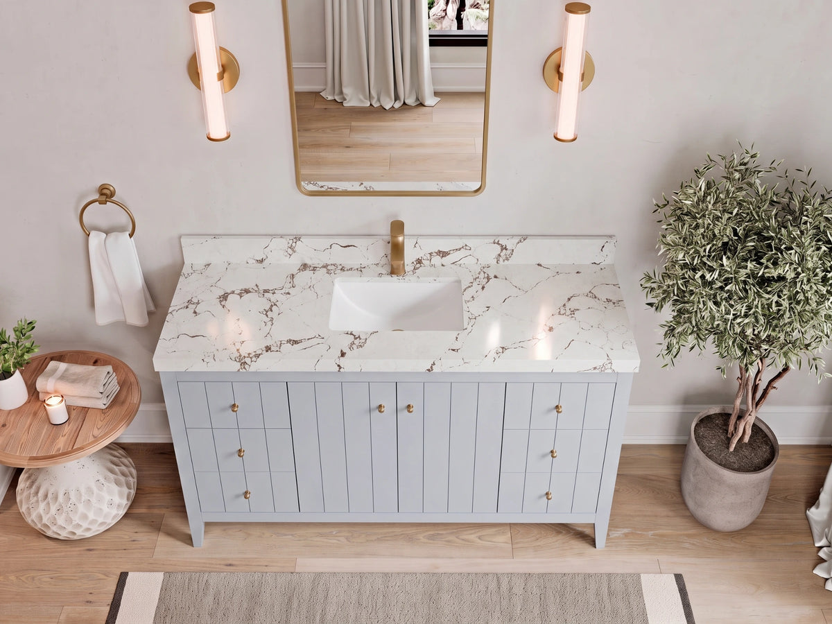 Atlanta 60 in. W x 22 in. D Single Sink Bathroom Vanity