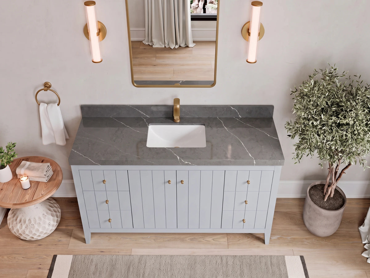 Atlanta 60 in. W x 22 in. D Single Sink Bathroom Vanity