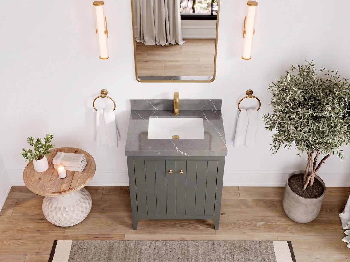Atlanta 30 in. W x 22 in. D Single Sink Bathroom Vanity