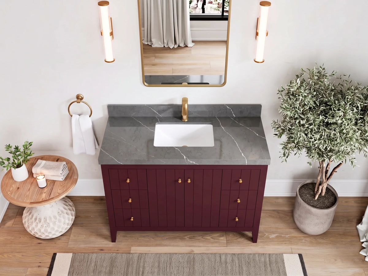Atlanta 48 in. W x 22 in. D Single Sink Bathroom Vanity