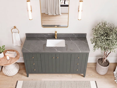 Atlanta 60 in. W x 22 in. D Single Sink Bathroom Vanity