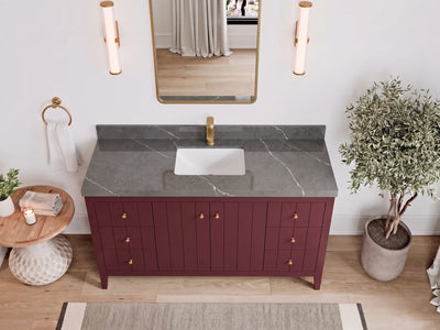 Atlanta 60 in. W x 22 in. D Single Sink Bathroom Vanity