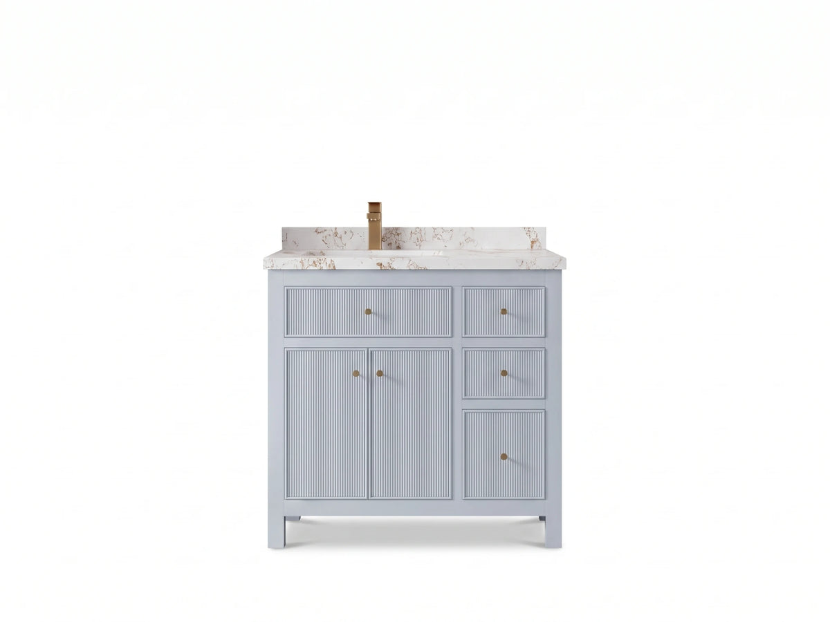 Sonoma 36 in. W x 22 in. D Left Offset Sink Bathroom Vanity
