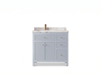 Sonoma 36 in. W x 22 in. D Left Offset Sink Bathroom Vanity