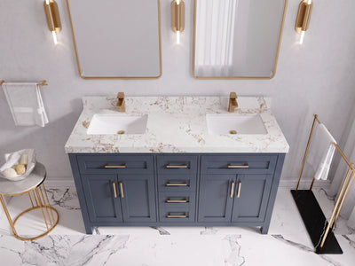 Cambridge 60 in. W x 22 in. D Double Sink Bathroom Vanity