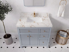 Sonoma 36 in. W x 22 in. D Center Sink Bathroom Vanity - photo 28