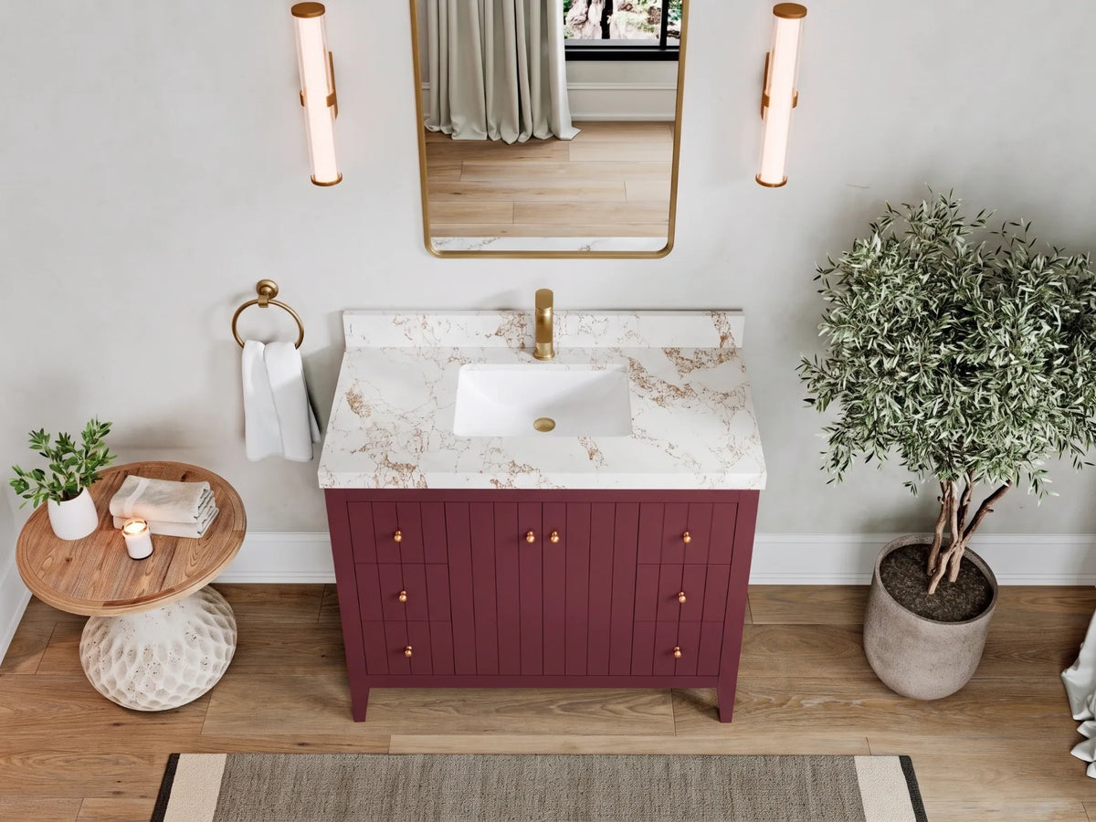 Atlanta 42 in. W x 22 in. D Single Sink Bathroom Vanity