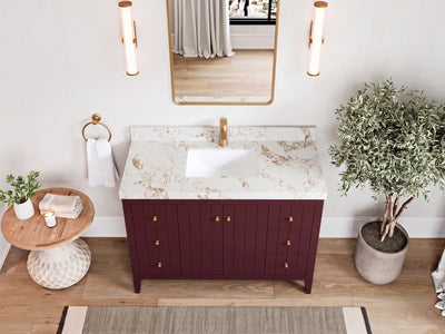 Atlanta 48 in. W x 22 in. D Single Sink Bathroom Vanity