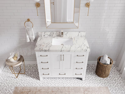 Malibu 42 in. W x 22 in. D Single Sink Bathroom Vanity