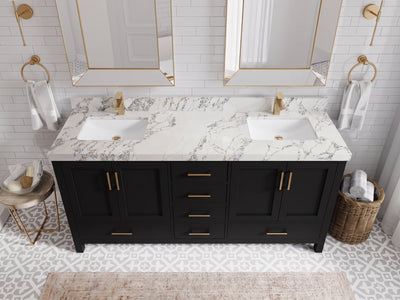 Malibu 72 in. W x 22 in. D Double Sink Bathroom Vanity