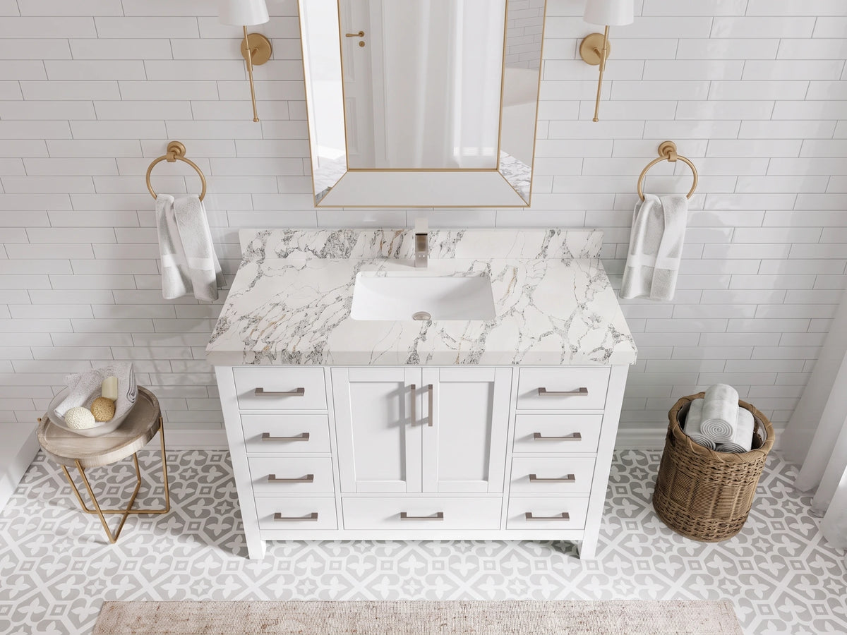 Malibu 48 in. W x 22 in. D Single Sink Bathroom Vanity