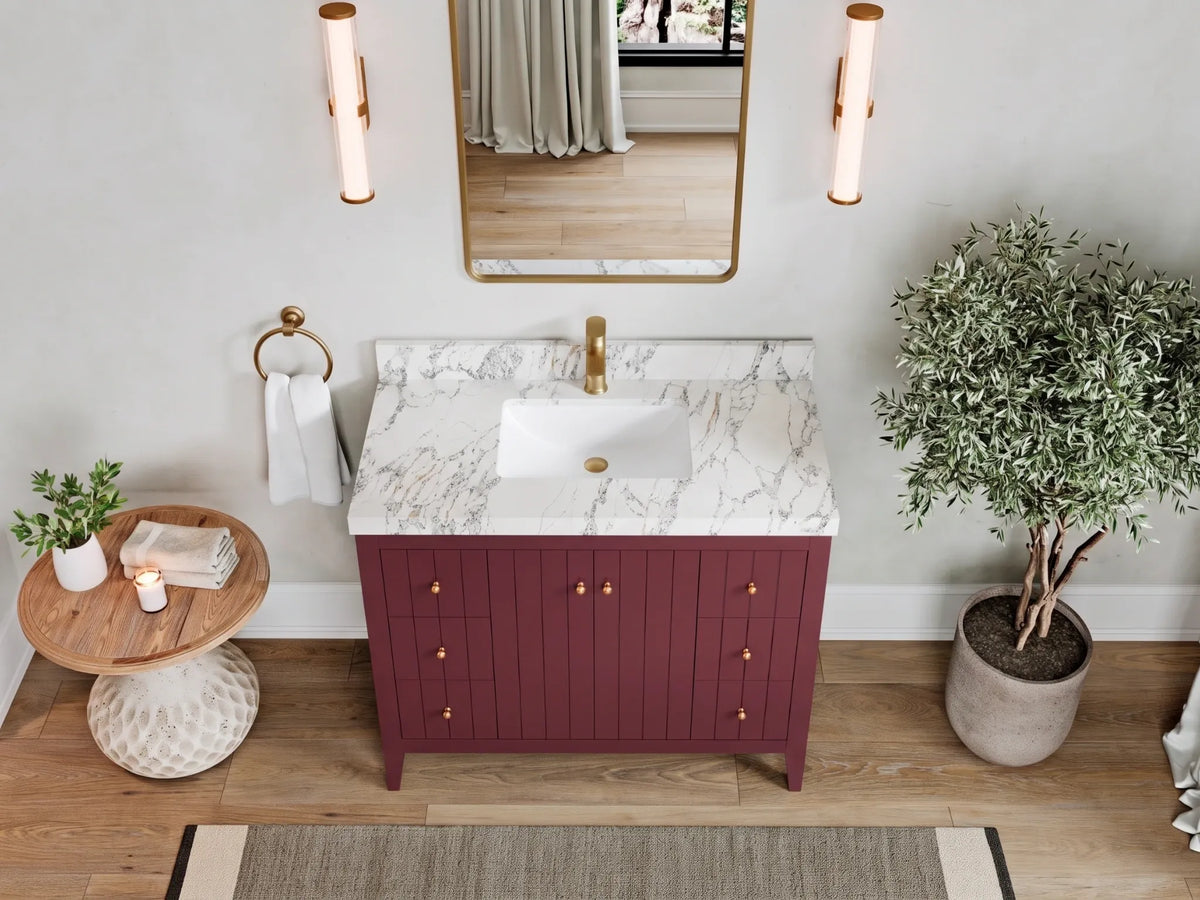Atlanta 42 in. W x 22 in. D Single Sink Bathroom Vanity