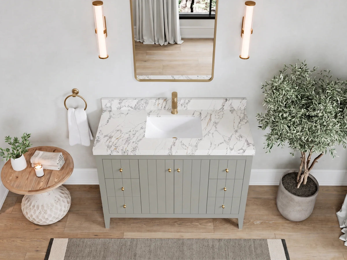 Atlanta 48 in. W x 22 in. D Single Sink Bathroom Vanity