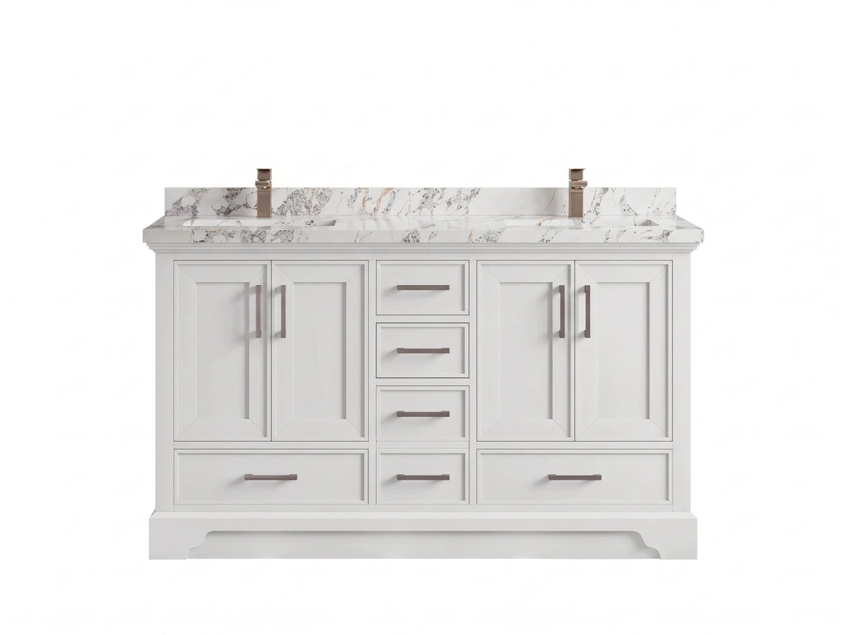 Charlotte 60 in. W x 22 in. D Double Sink Bathroom Vanity
