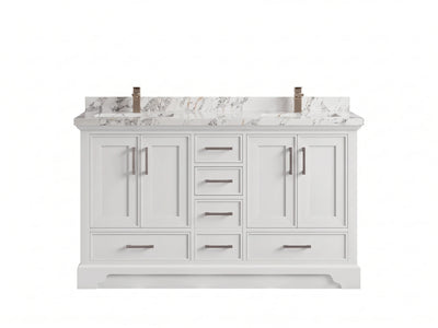 Charlotte 60 in. W x 22 in. D Double Sink Bathroom Vanity