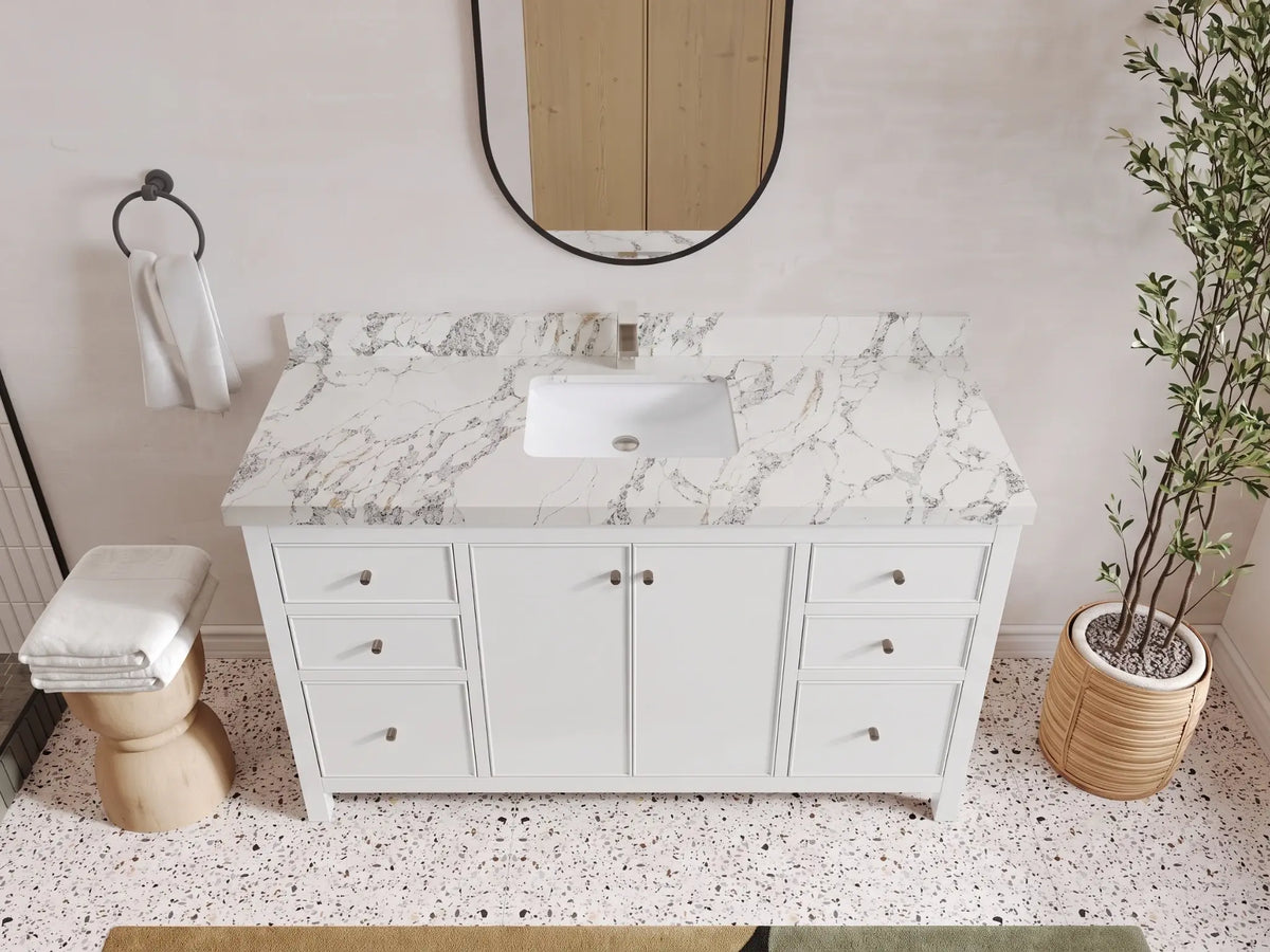 Chicago 60 in. W x 22 in. D Single Sink Bathroom Vanity