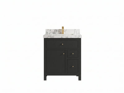 Sonoma 30 in W x 22 in D Reeded Free Standing Single Sink Bathroom Vanity