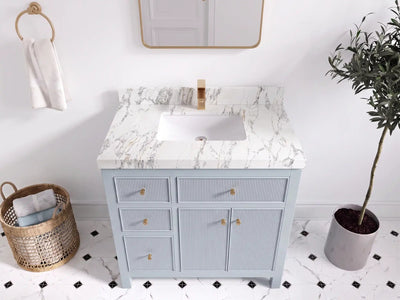 Sonoma 36 in. W x 22 in. D with Center Sink Bathroom Vanity