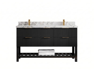 Catalina 60 in. W x 22 in. D Double Sink Bathroom Vanity