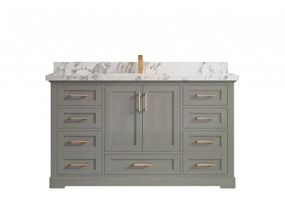 Boston 60 in. W x 22 in. D Single Sink Bathroom Vanity