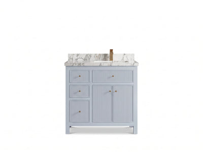 Sonoma 36 in. W x 22 in. D Right Offset Sink Bathroom Vanity