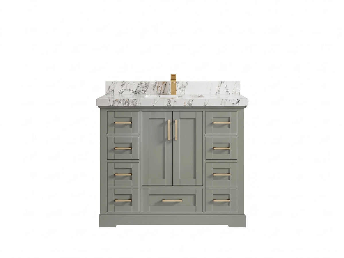 Boston 42 in. W x 22 in. D Single Sink Bathroom Vanity