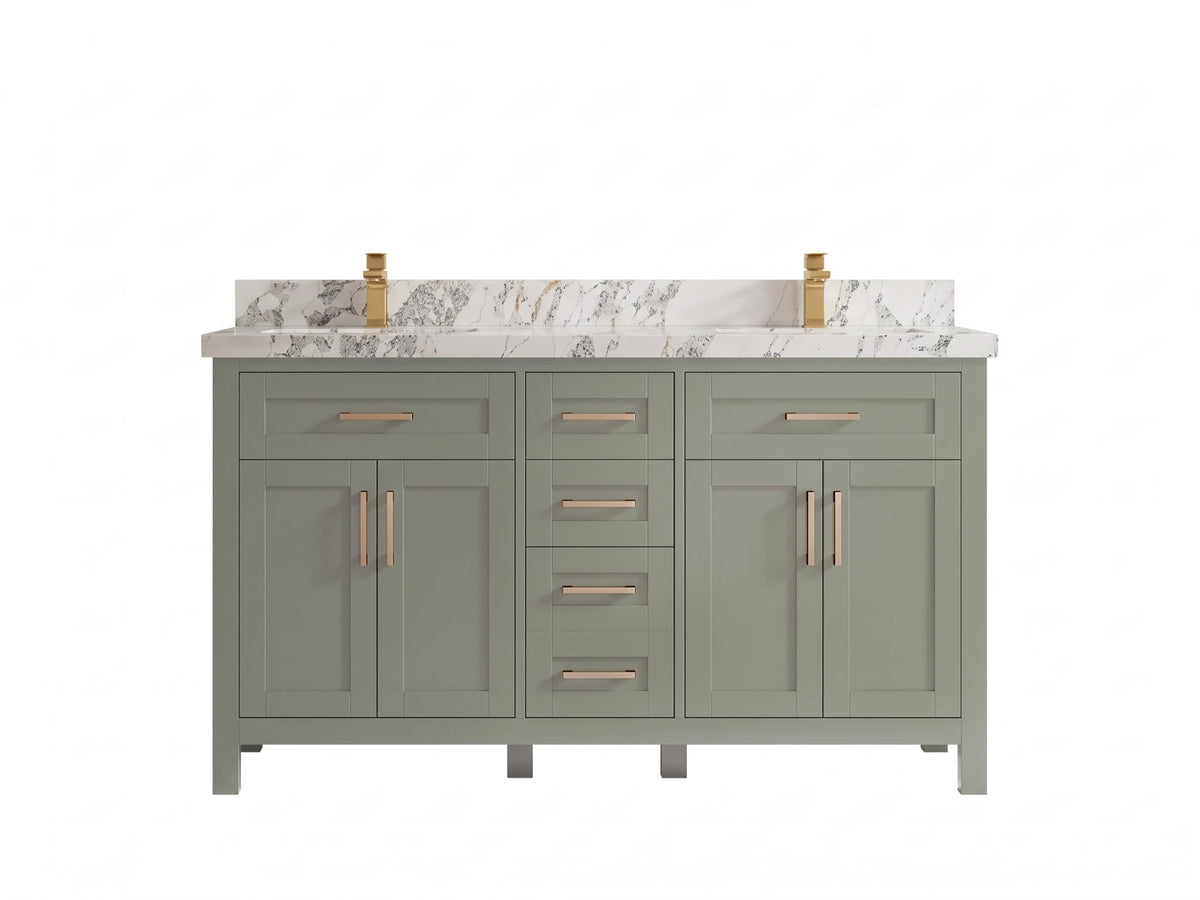 Cambridge 60 in. W x 22 in. D Double Sink Bathroom Vanity