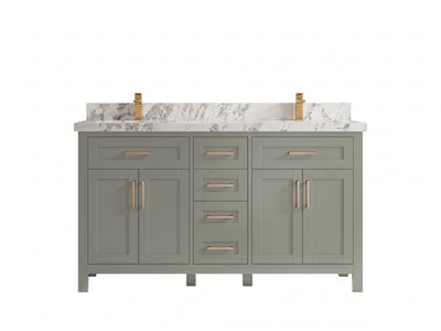 Cambridge 60 in. W x 22 in. D Double Sink Bathroom Vanity