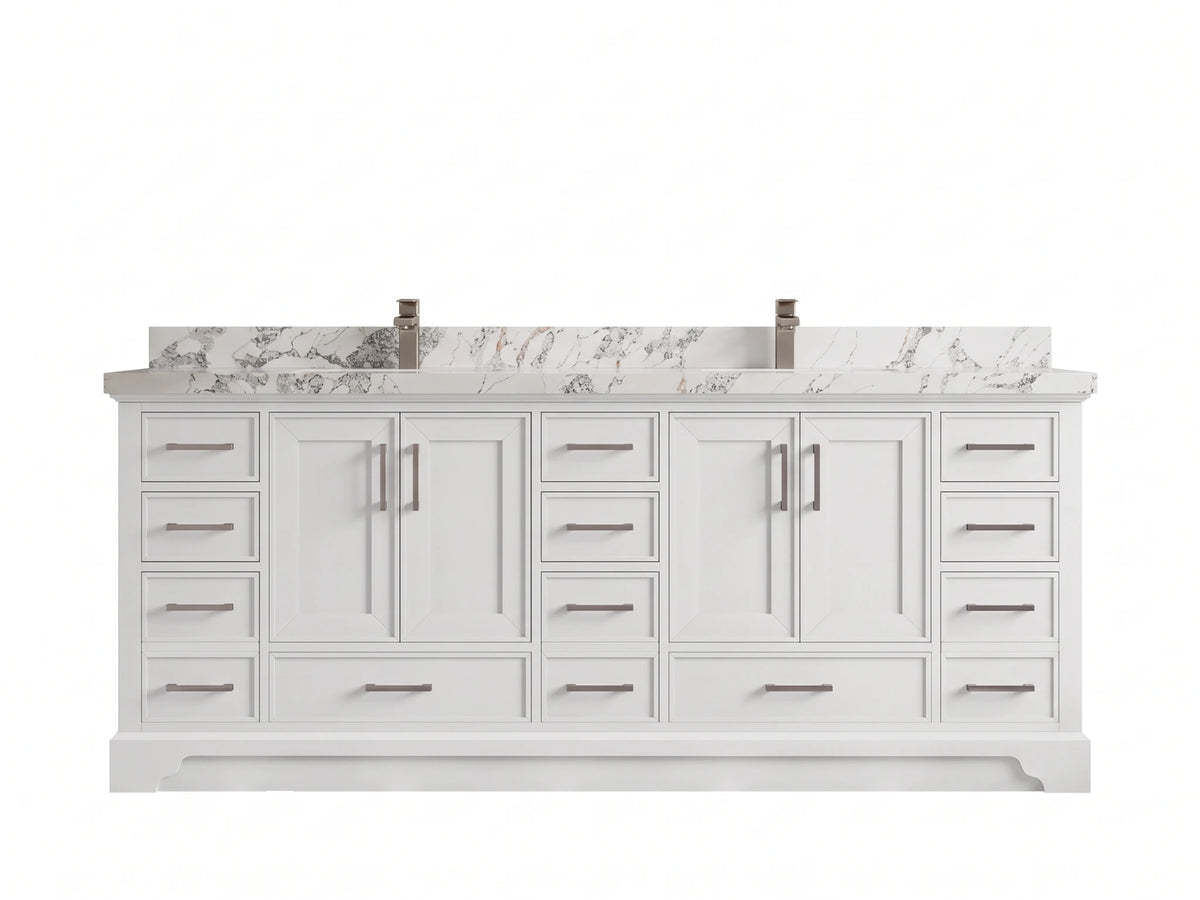 Charlotte 84 in. W x 22 in. D Double Sink Bathroom Vanity