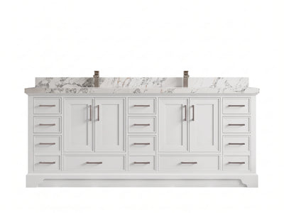 Charlotte 84 in. W x 22 in. D Double Sink Bathroom Vanity