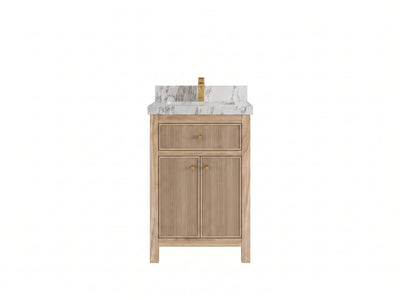 Sonoma Teak Wood 24 in. W x 22 in. D Single Sink Bathroom Vanity