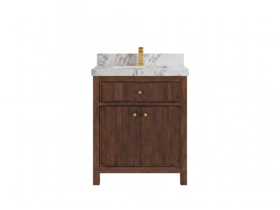 Sonoma Teak Wood 30 in. W x 22 in. D Single Sink Bathroom Vanity